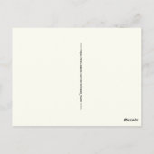 Flushing NY Begrüßung Postkarte (Rückseite)