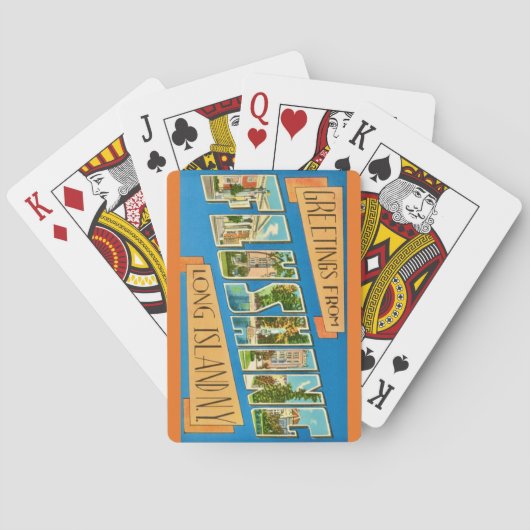 Flushing NY Grußkarten Spielkarten (Rückseite)