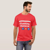 Flushing Queens LFGM U-Bahn Retro T-Shirt (Vorne ganz)