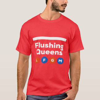 Flushing Queens LFGM U-Bahn Retro T-Shirt