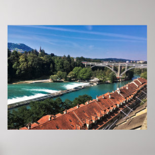 Fluss Aare Poster