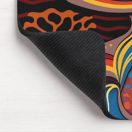 Fluss, Aborigine, Traumzeit. Mousepad (Ecke)