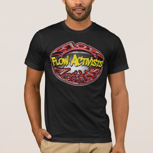 Fluss Acivists großes Logo T-Shirt (Vorderseite)
