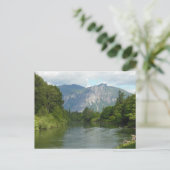 Fluss am Fuß des Berges Si Postkarte (Stehend Vorderseite)