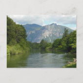 Fluss am Fuß des Berges Si Postkarte (Vorderseite)