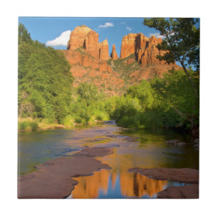 Fluss am Red Rock Crossing, Arizona Fliese