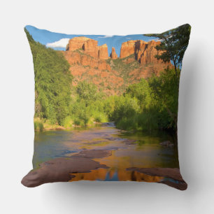 Fluss am Red Rock Crossing, Arizona Kissen