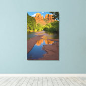 Fluss am Roten Felsen über Arizona Leinwanddruck (Insitu (Holzboden))