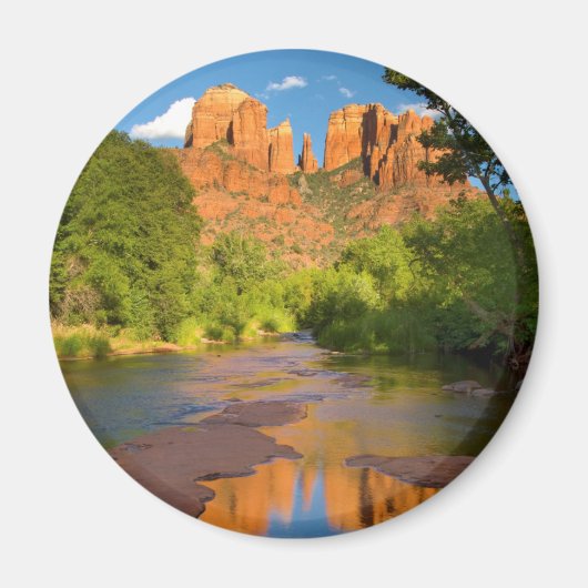 Fluss am Roten Felsen über Arizona Magnet (Vorne)