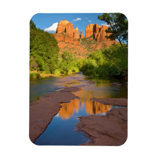 Fluss am Roten Felsen über Arizona Magnet (Vertikal)