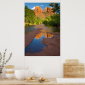 Fluss am Roten Felsen über Arizona Poster (Küche)