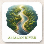 Fluss Amazon Getränkeuntersetzer (Vorderseite)