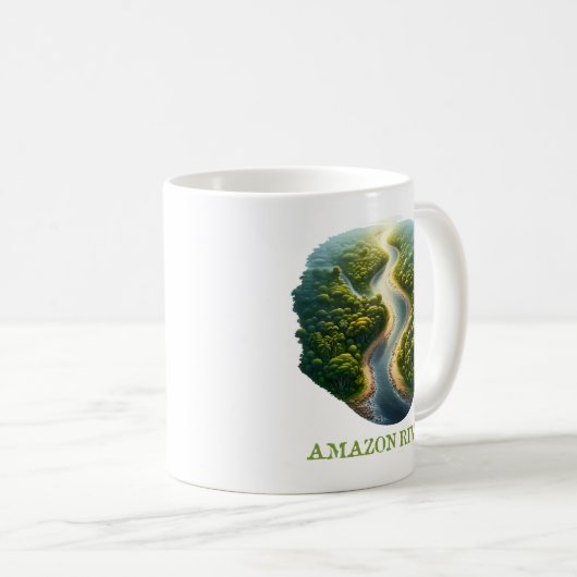 Fluss Amazon Kaffeetasse (VorderseiteRechts)
