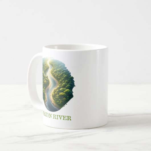 Fluss Amazon Kaffeetasse (Vorderseite Links)
