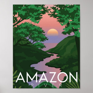 Fluss Amazon Poster