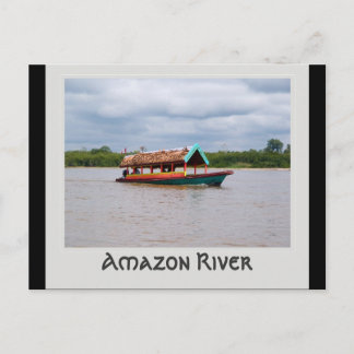 Fluss Amazon Postkarte