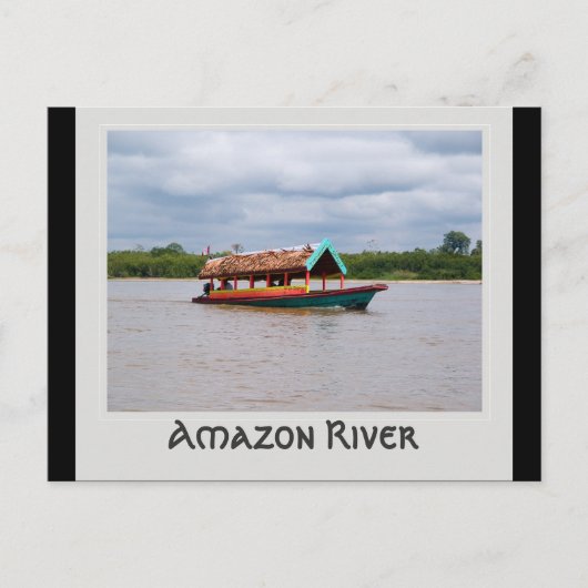 Fluss Amazon Postkarte (Vorderseite)