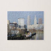 Fluss-Ansicht-(mit Schlepper) Puzzlespiel Puzzle (Horizontal)
