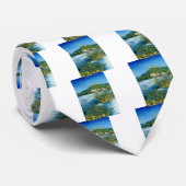 FLUSS ARNO BEI ROVEZZANO Florenz Toskana Landschaf Krawatte (Gerollt)