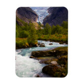 Fluss aus dem Briksdal Glacier Magnet (Vertikal)