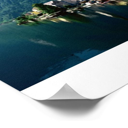 Fluss Austria Poster (Ecke)