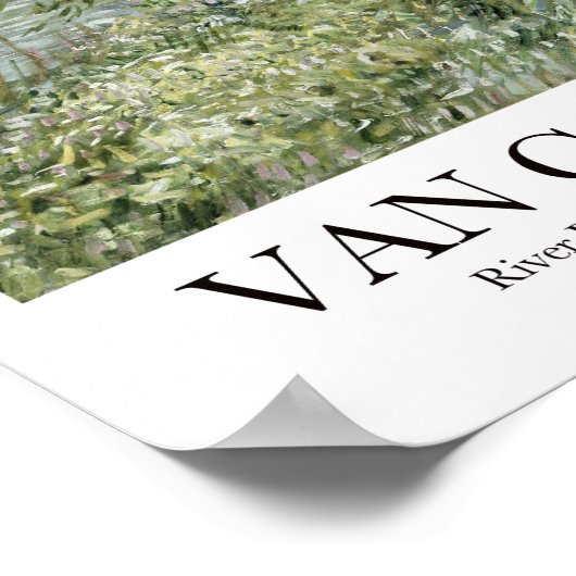 Fluss Bank in Springtime von Vincent van Gogh Poster (Ecke)