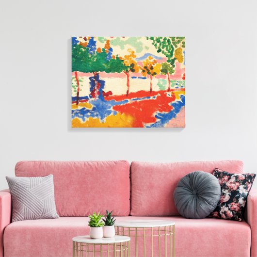 Fluss Banks | Andre Derain | Leinwanddruck (Insitu (Wohnzimmer))