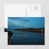 Fluss bei Nacht Postkarte (Vorne/Hinten)