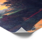 Fluss bei Scutney by Maxfield Parrish Poster (Ecke)