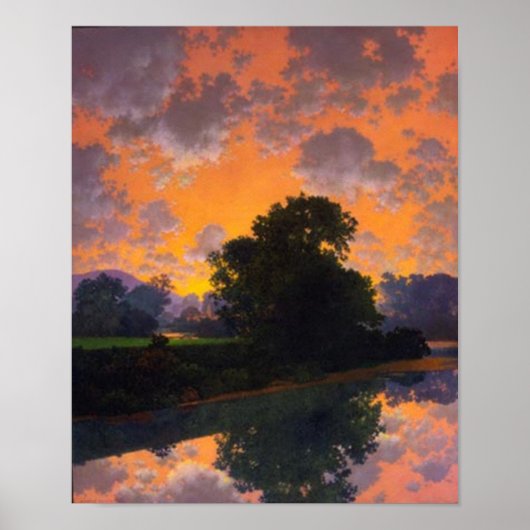 Fluss bei Scutney durch Maxfield Parrish Poster (Vorne)