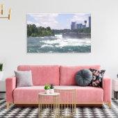 Fluss bis Fälle Leinwanddruck (Insitu (Wohnzimmer))