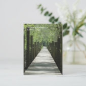 Fluss Boardwalk Postkarte (Stehend Vorderseite)