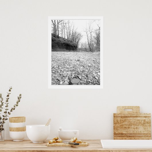 Fluss Bottom Poster (Küche)