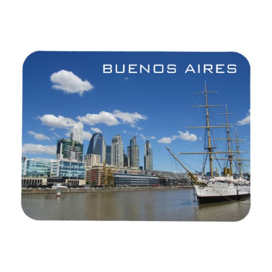 Fluss Buenos Aires Magnet (Horizontal)