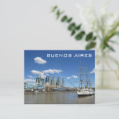 Fluss Buenos Aires Postkarte (Stehend Vorderseite)