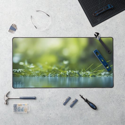 Fluss Calm Schreibtischunterlage (Arbeitsplatz)