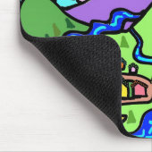 Fluss-Chalet-Mausunterlage Mousepad (Ecke)