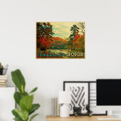 Fluss Chattahochee Georgia Poster (Heimbüro)