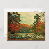 Fluss Chattahochee Georgia Postkarte (Vorne/Hinten)