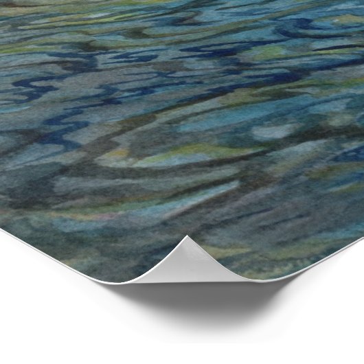 Fluss Chattooga Poster (Ecke)