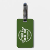 Fluss Chattooga, South Carolina Gepäckanhänger (Rückseite vertikal)