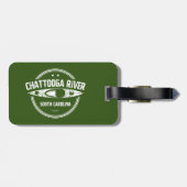 Fluss Chattooga, South Carolina Gepäckanhänger (Rückseite horizontal)