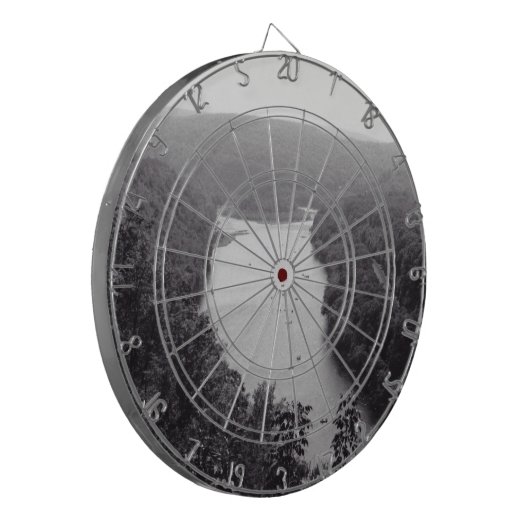 Fluss Circle Dartscheibe (Vorderseite Links)