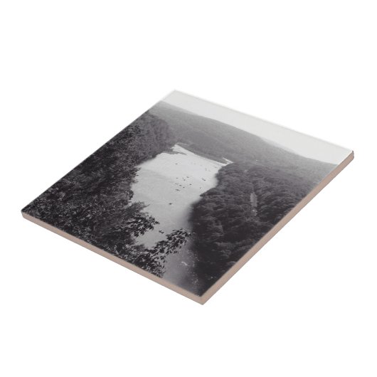 Fluss Circle Fliese (Seite)