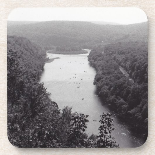 Fluss Circle Getränkeuntersetzer (Vorderseite)