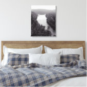 Fluss Circle Leinwanddruck (Insitu (Schlafzimmer))