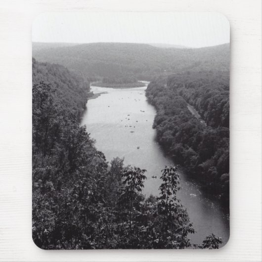 Fluss Circle Mousepad (Vorne)