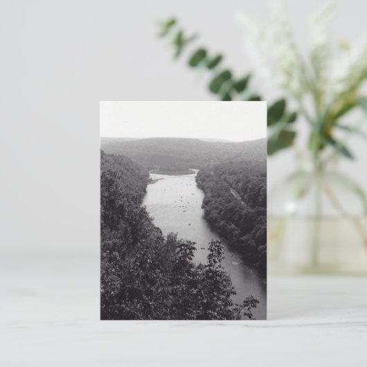Fluss Circle Postkarte (Stehend Vorderseite)