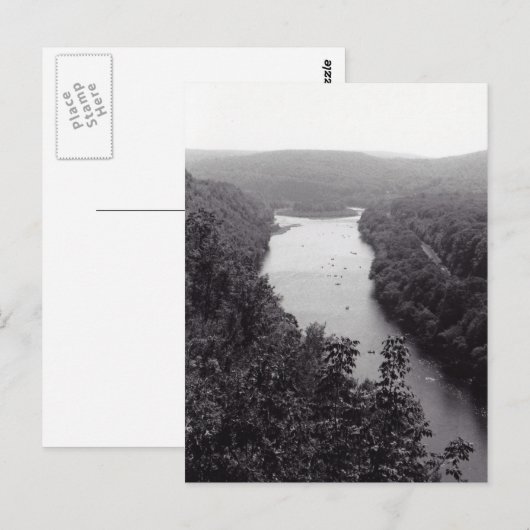 Fluss Circle Postkarte (Vorne/Hinten)