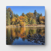 Fluss Clackamas, OR Fotoplatte (Vorderseite)